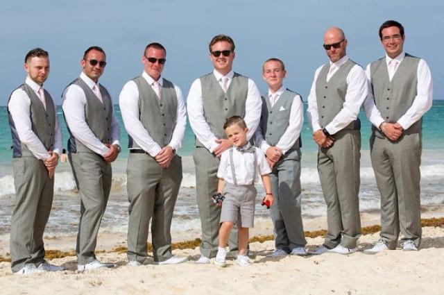 Ring bearer outfits shorts suspenders
