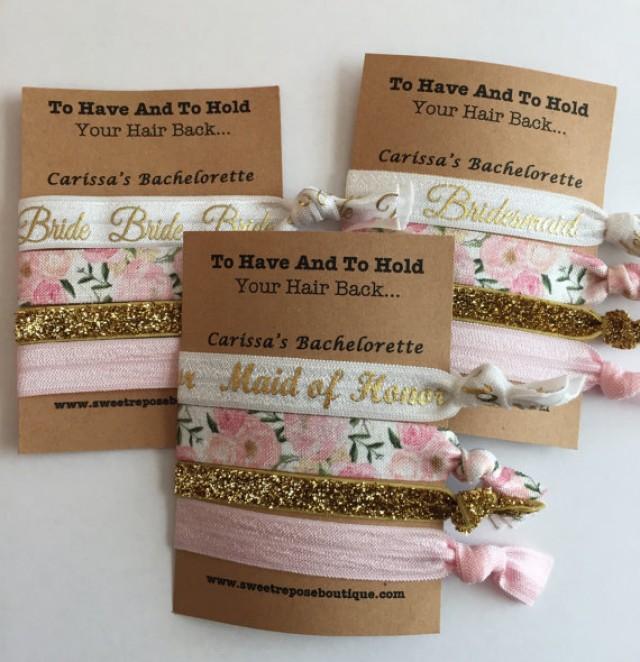 Bachelorette Party Idea Personalized Favor Bachelorette Hair