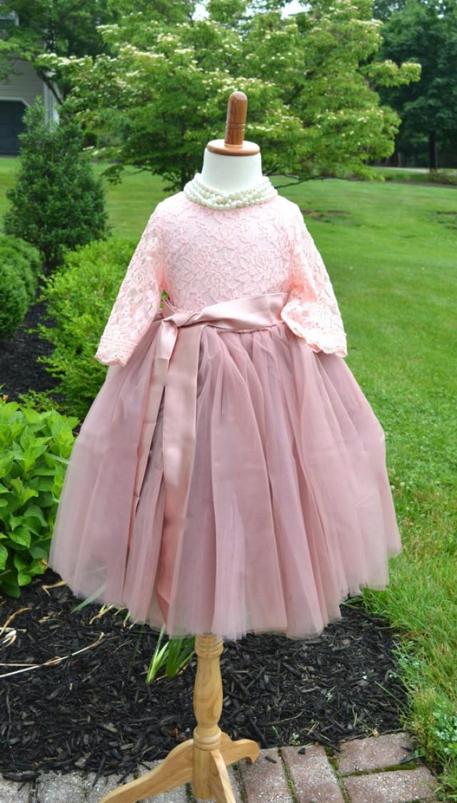 dusty rose tutu