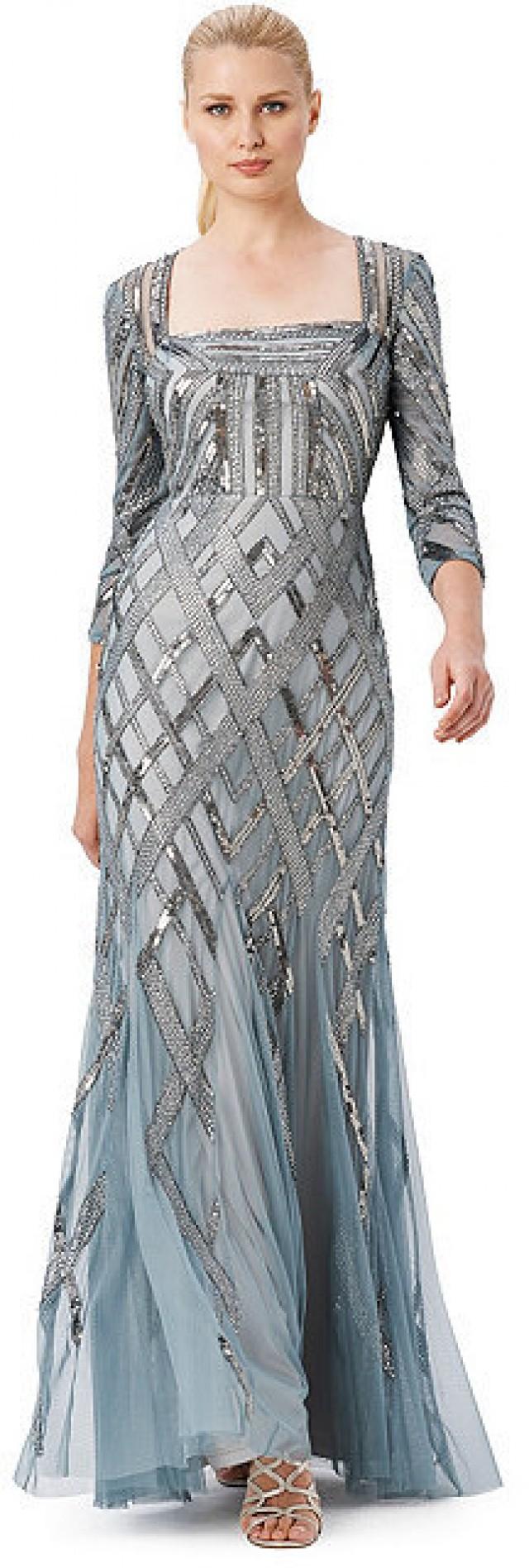art deco beaded gown