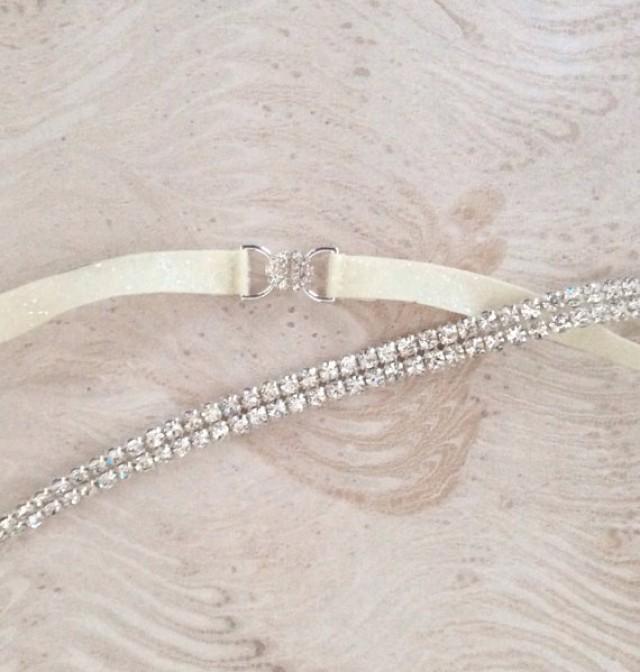 thin rhinestone belt