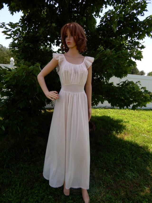 vanity fair long nylon nightgowns