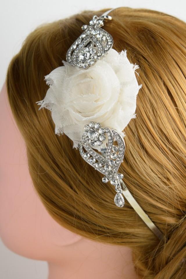 Wedding Hair Accessory /white Or Ivory Cream Wedding Hair Flowers
