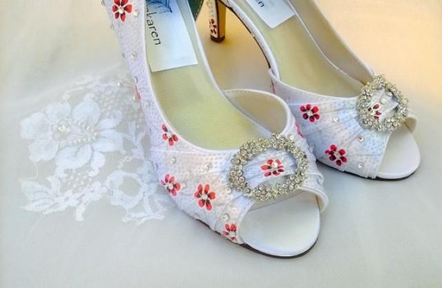 polka dot wedding shoes