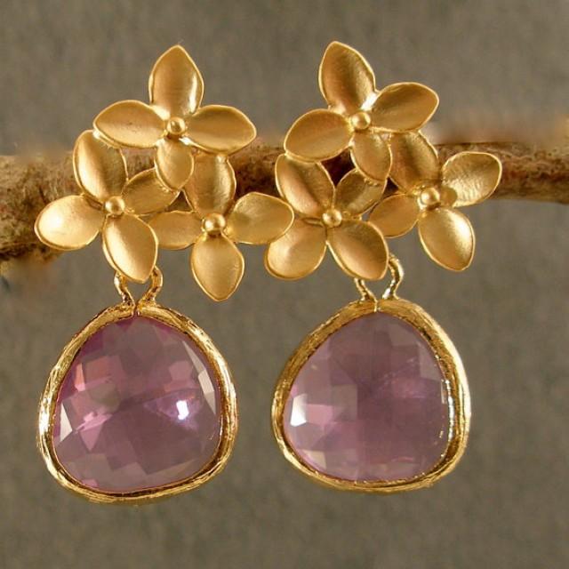 Glass cherry earrings Outlet