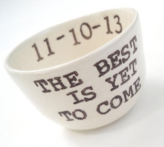 Custom Ring Dish The Best Is Yet To Come Personalized Date Name Initials Wedding Gift Idea Engagement Gift Wedding Ring Pillow Ring Holder 2329723 Weddbook