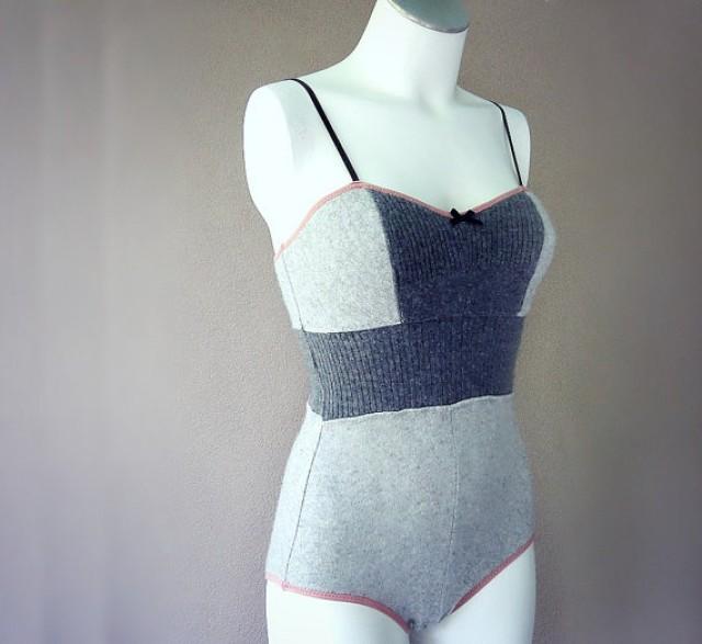 Cashmere Playsuit One Piece Lingerie Wool Underwear 2330766 Weddbook