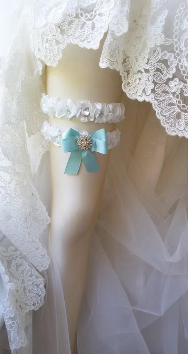Wedding Leg Garter, Bridal Garter Set, Garter, Rustic Wedding Garter, İvory Ribbon Garter