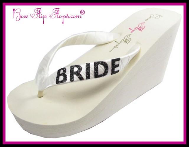 sparkle flip flops for wedding