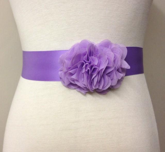 Bridesmaid SashLight Purple SashBride SashBridal SashLilac Sash