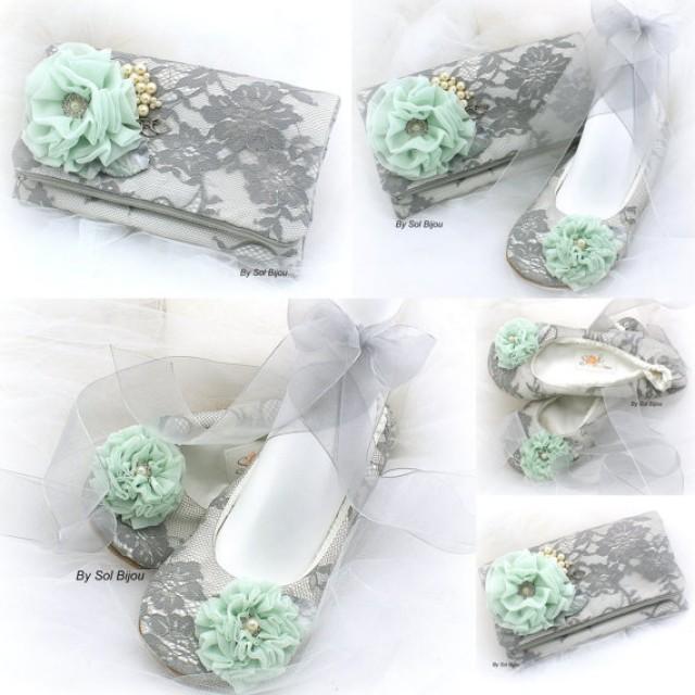 gray flats for wedding