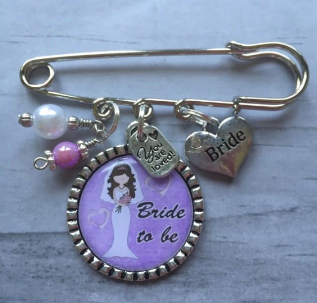 Bridal Shower Corsage, Bride To Be Pin, Bridal Shower Decor, Bridal