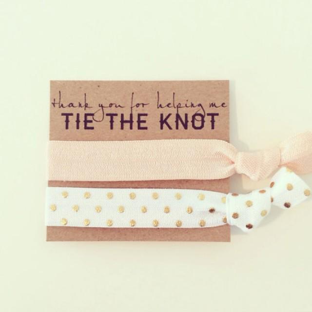 Hair Tie Bridal Shower Favor Creaseless Elastic Hair Tie