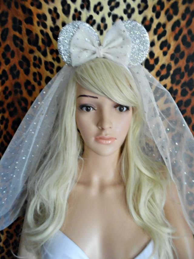 Design Your Own Disney Inspired Bridal Veil Minnie Mouse Ears