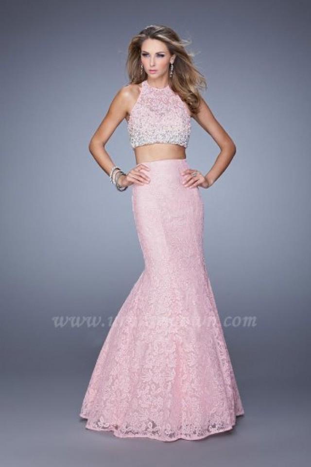 cotton candy prom dress