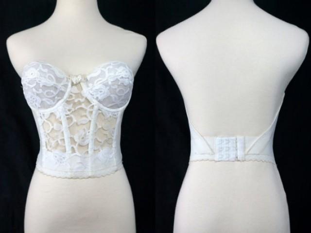 bustier strapless 34b underwire valmont demi weddbook