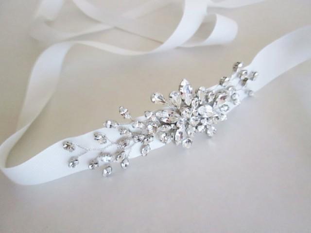 Crystal ribbon belt clearance