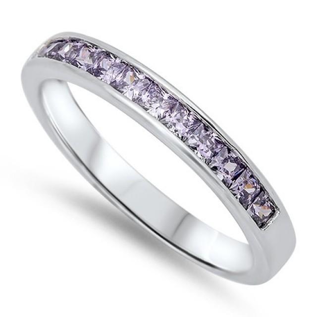 3MM 925 Sterling Silver Wedding Engagement Anniversary Half Eternity