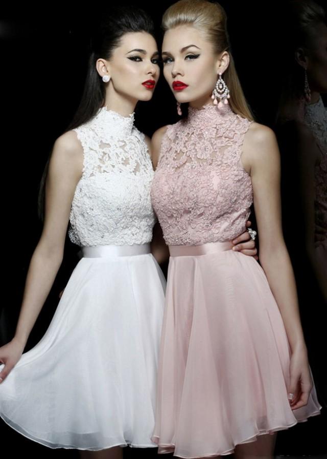 collared cocktail dress