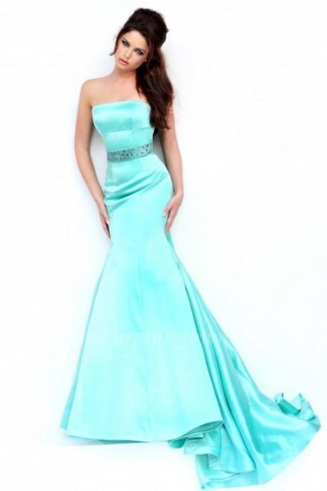 sherri hill strapless gown