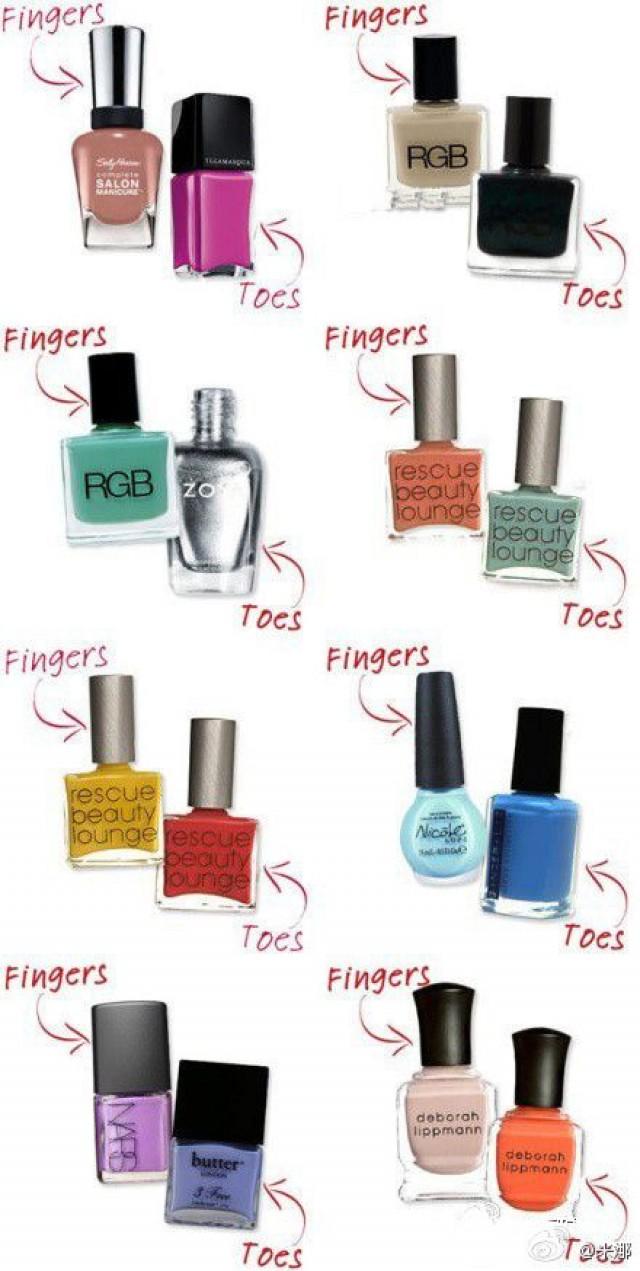 Cute Nail Polish Combos For Your Fingers And Toes 2338319 Weddbook