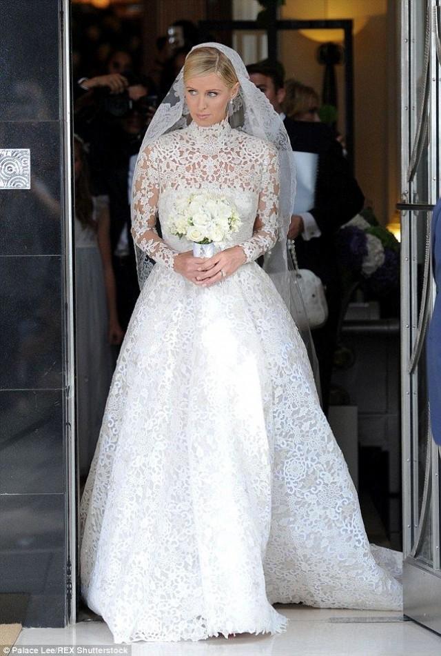 Paris Hilton Wears Powder Blue Dress To Sister Nicky's Wedding #2339448