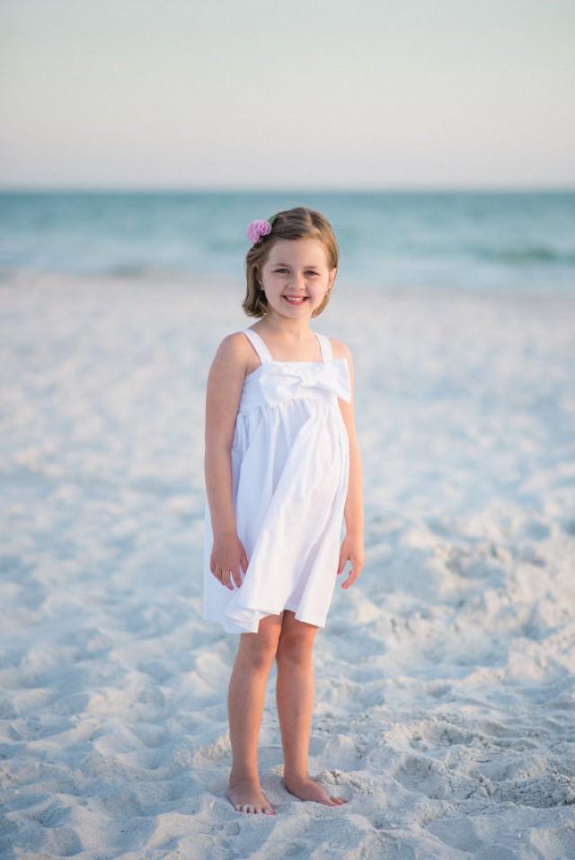 white beach dress girls