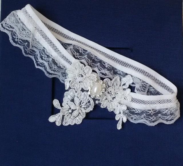 Wedding Leg Garter, Wedding Leg Belt, Rustic Wedding Garter, Bridal Garter , Of White Lace, Lace