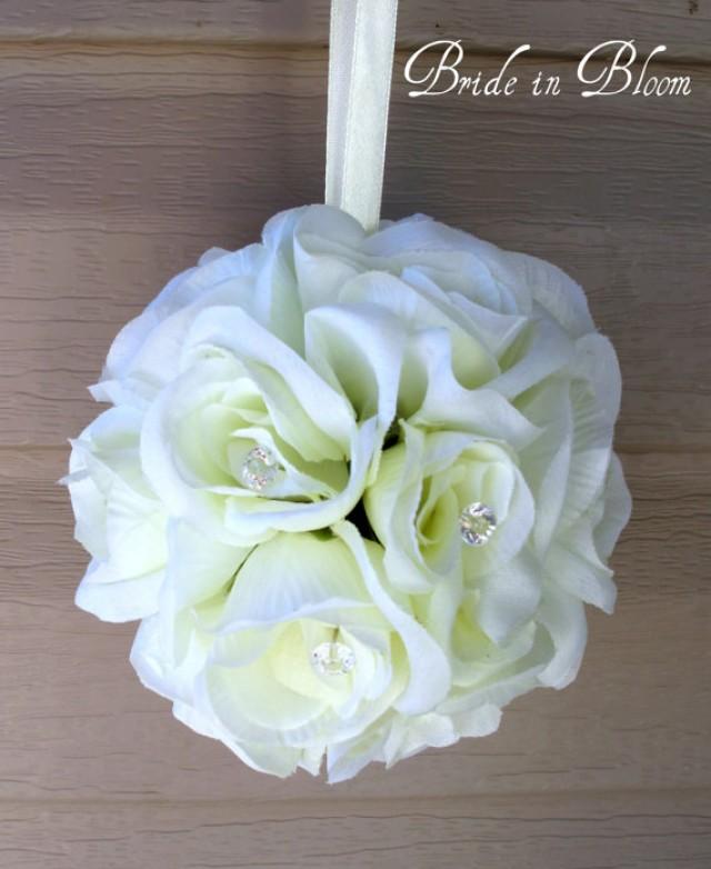 Wedding Flower Balls Flower Girl Pomander Kissing Ball Wedding