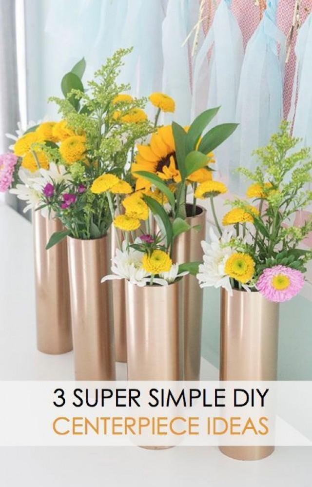 Decor 3 Super Simple DIY Centerpiece Ideas! 2348124 Weddbook