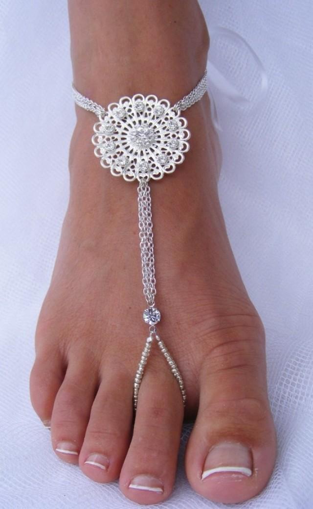 Wedding Foot Jewelry, Barefoot Sandal, Barefoot Beach Wedding Sandals