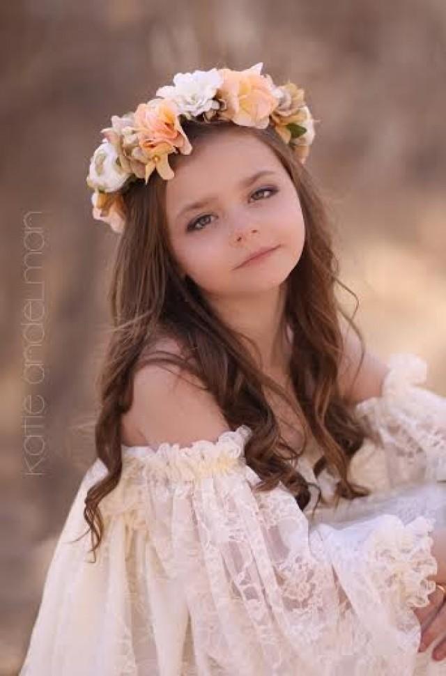 little girl flower crown