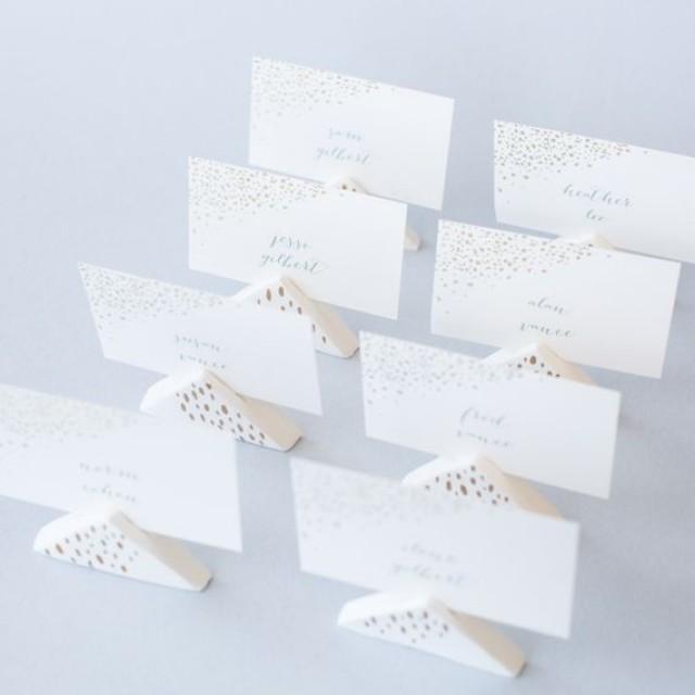 Diy Wedding Air Dry Clay Place Card Holders 2349939 Weddbook