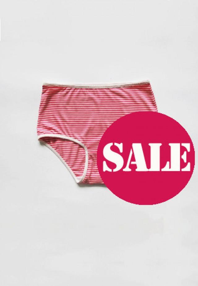 Striped Panties Pink And White Colors High Style Panties 2350111