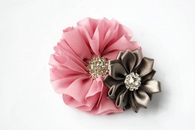 dog collar bows and flowers