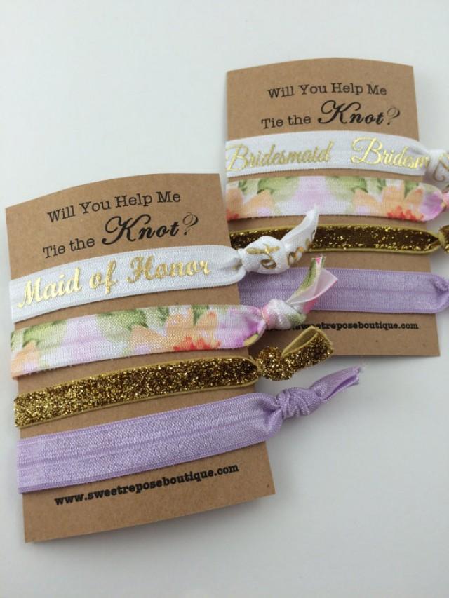 Will You Help Me Tie The Knot, Bridesmaids Gifts, Will You Be My