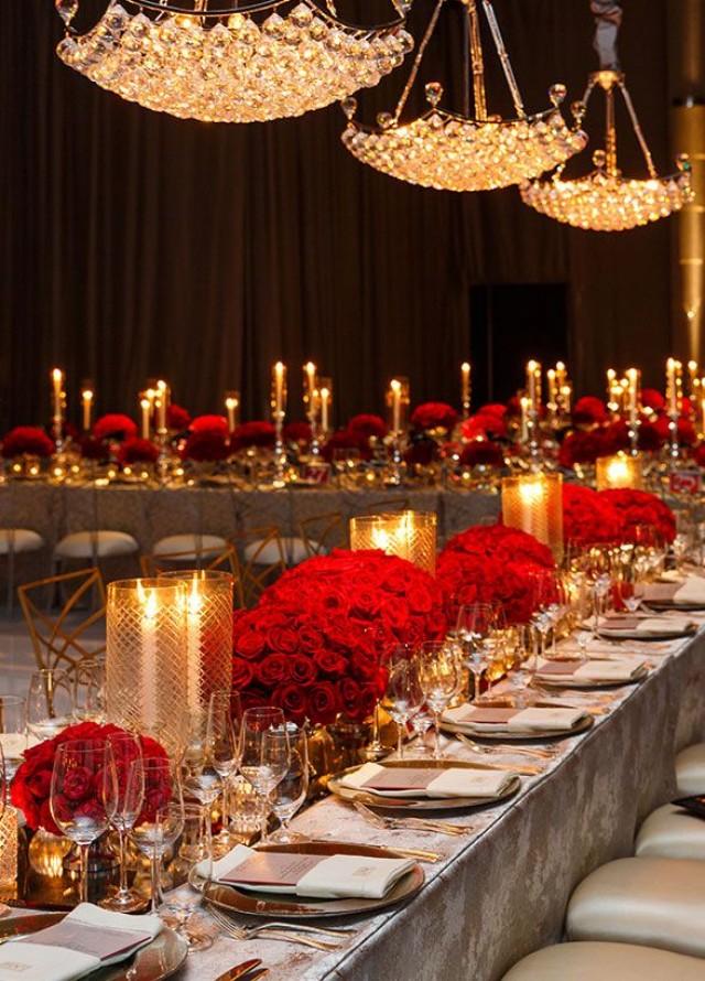 Decor - Sparkling Red Dinner Celebration #2353738 - Weddbook