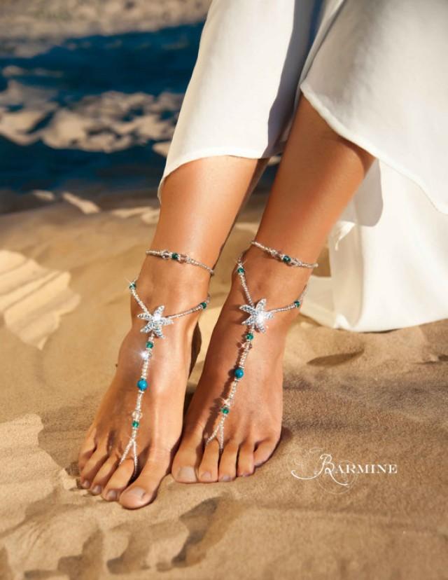 footless beach sandals