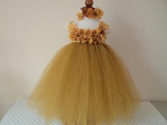 golden frock for baby girl