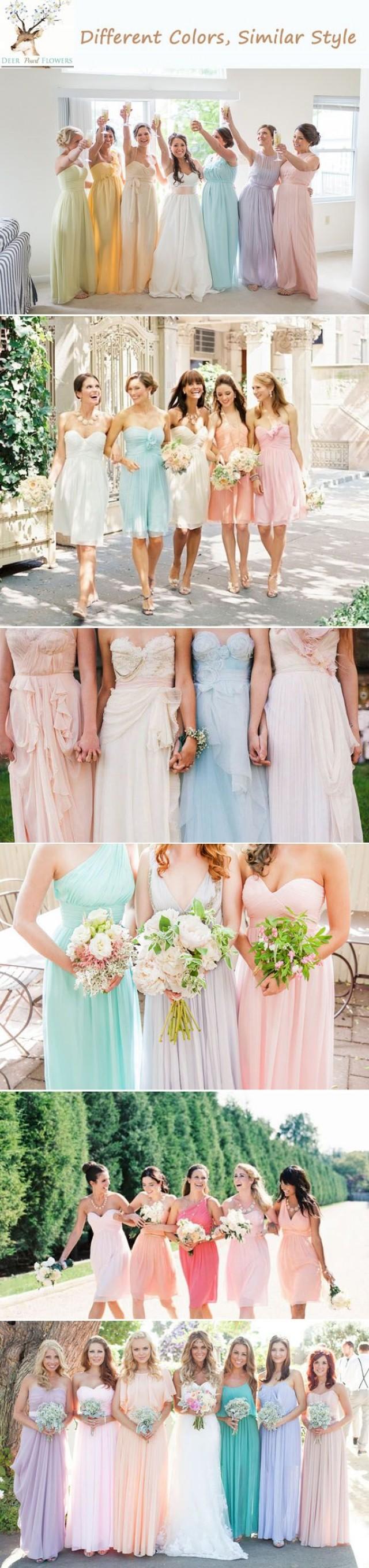 Top 6 Ways To Do Mismatched Bridesmaid Dresses 2359396 Weddbook