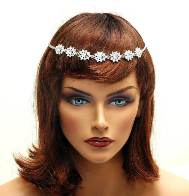 Bridal Headpiece, Bridal Hair Accessories, Chain Headpiece, Wedding