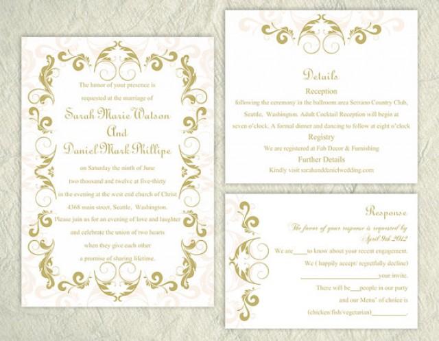 wedding invitations templates for word 2010
