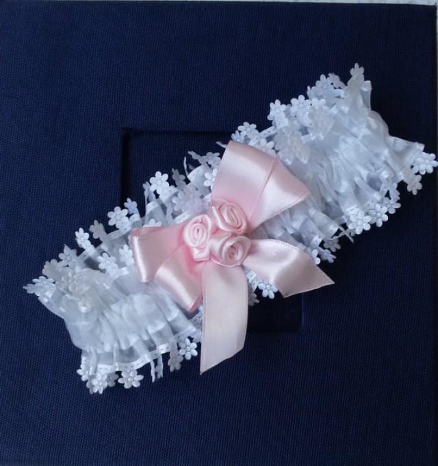 Wedding Leg Garter, Wedding Garter Set, Ribbon Garter , Wedding