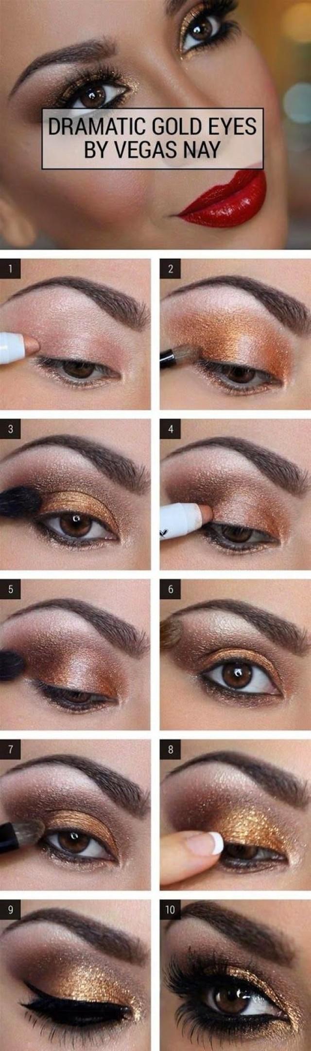 smokey eye makeup for brown eyes tutorial