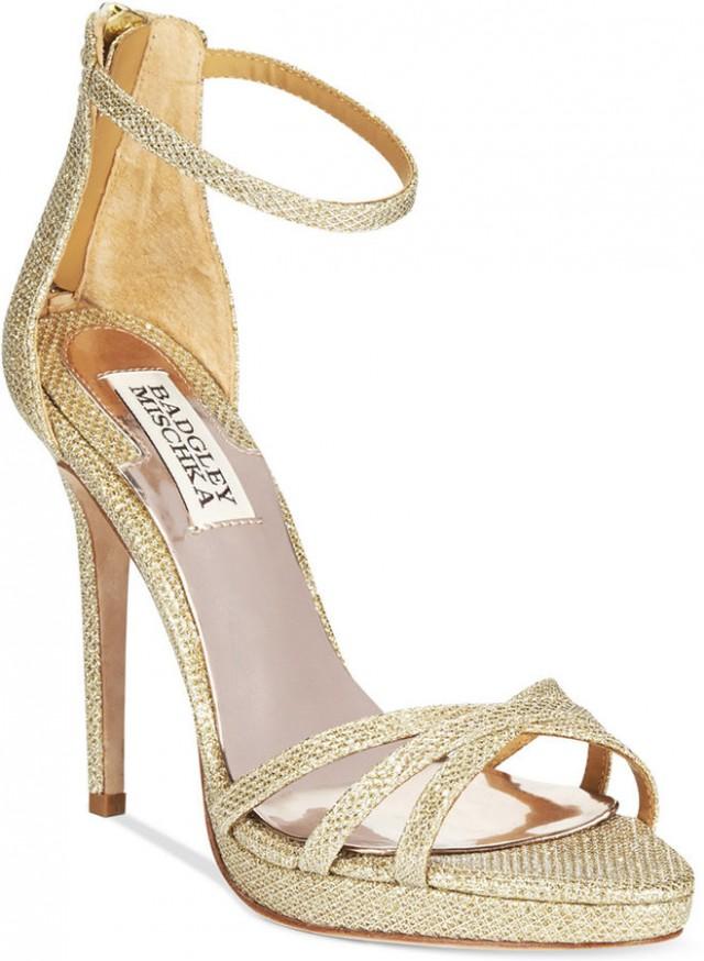 badgley mischka evening sandals