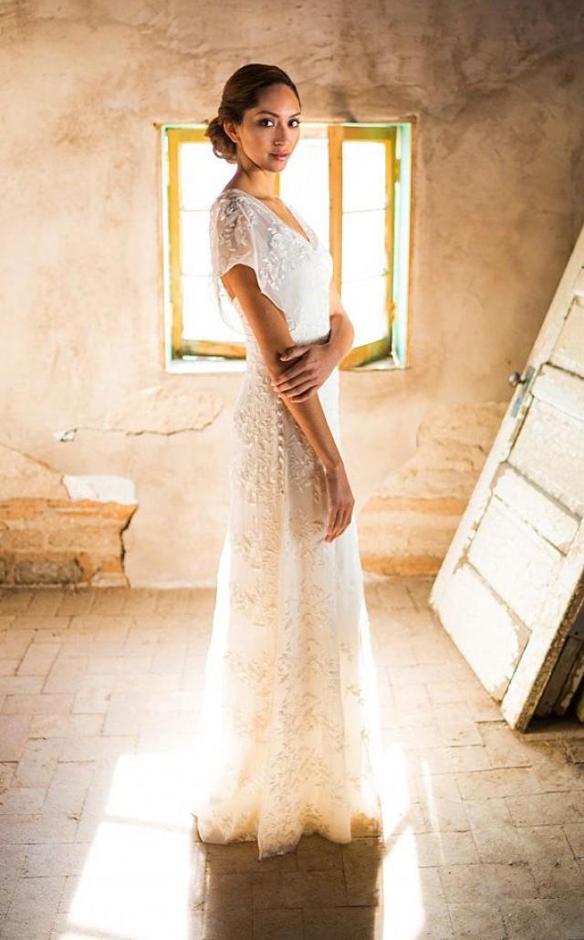 Simple Wedding Dress Backyard Wedding Dress Rustic Wedding Dress Casual Wedding Dress