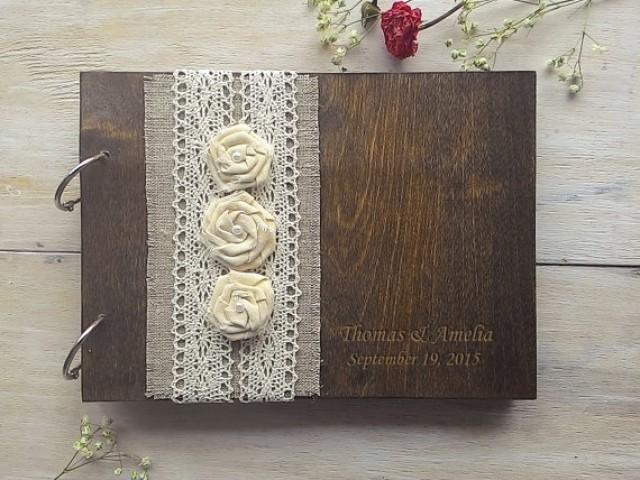 Wooden Guestbook Wedding Guest Books Burlap Lace Book Rustic GuestBook Custom 2367251 Wooden Guestbook Wedding Guest Books Burlap Lace Book Rustic GuestBook Custom 2367251