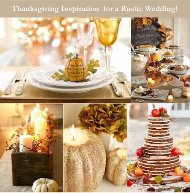 Thanksgiving Wedding Party Decorating Ideas #2368613 - Weddbook