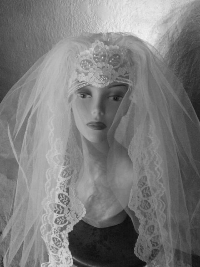 Accessories - 1960’s Vintage Wedding Veil #2374318 - Weddbook