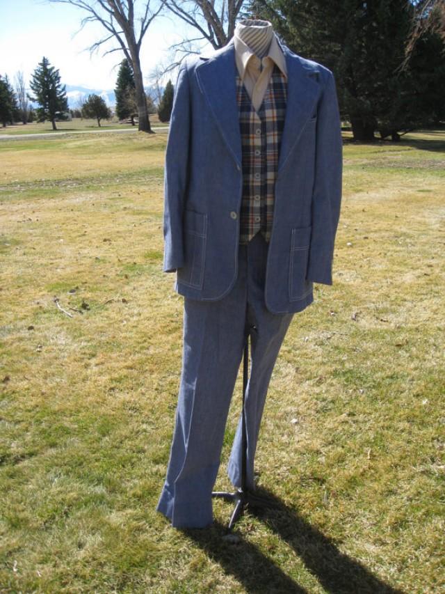 Retro Suit With Reversable Mod Plaid 
